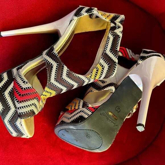 MISONI INSPIRED PLATFORM SHOES - Picture 1 of 3